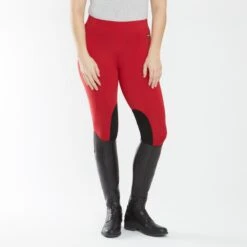 Kerrits Flow Rise Performance Tight -Riding Outfit 13544 ruby 1