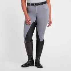 FITS PerforMAX Full Seat Breeches- Front Zip 22 FITS PerforMAX Full Seat Breeches- Front Zip -Riding Outfit 21552 steelduet 1