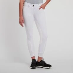 Piper Classic Low-Rise Breeches By SmartPak - Full Seat 22 Piper Classic Low-Rise Breeches By SmartPak - Full Seat -Riding Outfit 22487 white 3