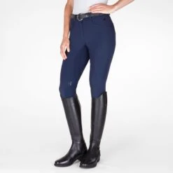 Hadley Mid-Rise Breeches By SmartPak - Full Seat -Riding Outfit 24690 navy bom 0284