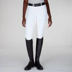 Hadley Mid-Rise Breeches By SmartPak - Full Seat -Riding Outfit 24690 white bom 0252