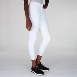 Hadley Mid-Rise Breeches By SmartPak - Full Seat -Riding Outfit 24690 white bom 0314