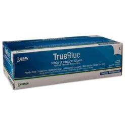 TrueBlue Nitrile Powder Free Gloves -Riding Outfit 24704 trublue large a