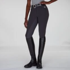 Piper Winter Softshell Breeches By SmartPak - Full Seat 22 Piper Winter Softshell Breeches By SmartPak - Full Seat -Riding Outfit 24846 charcoal bom 0217