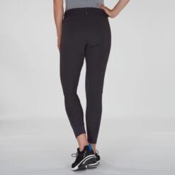 Piper Winter Softshell Breeches By SmartPak - Knee Patch - Clearance! -Riding Outfit 24847 charcoal bom 0233