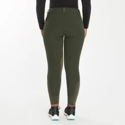 Piper Winter Softshell Breeches By SmartPak - Knee Patch 31 Piper Winter Softshell Breeches By SmartPak - Knee Patch -Riding Outfit 24847 darkolive 4