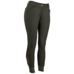 Piper Winter Softshell Breeches By SmartPak - Knee Patch - Clearance! -Riding Outfit 24847 darkolive right