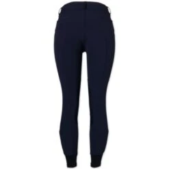 Piper Winter Softshell Breeches By SmartPak - Knee Patch - Clearance! -Riding Outfit 24847 navy back