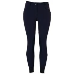 Piper Winter Softshell Breeches By SmartPak - Knee Patch - Clearance! -Riding Outfit 24847 navy front