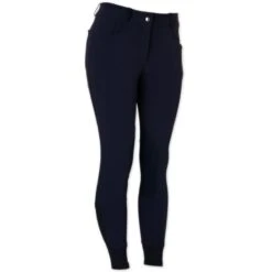 Piper Winter Softshell Breeches By SmartPak - Knee Patch - Clearance! -Riding Outfit 24847 navy frontright