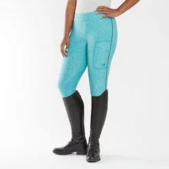 Piper Tights By SmartPak - Knee Patch 38 Piper Tights By SmartPak - Knee Patch -Riding Outfit 26007 darkeucalyptus 1