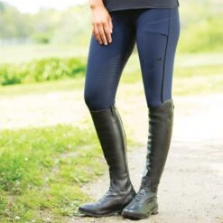 Piper Tights By SmartPak - Knee Patch 32 Piper Tights By SmartPak - Knee Patch -Riding Outfit 26007 navy model 6