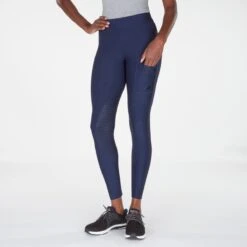 Piper Tights By SmartPak - Knee Patch 29 Piper Tights By SmartPak - Knee Patch -Riding Outfit 26007 navyblackheather bom 0032
