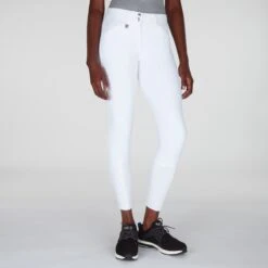 Horze Grand Prix Silicone Grip Full Seat Breech -Riding Outfit 26193 white bom 0694