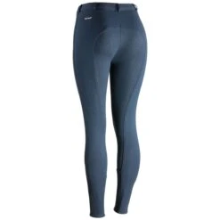 Horze Active Silicone Grip Full Seat Breeches -Riding Outfit 26195 peacoatblue back