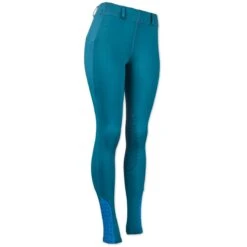 Ovation Aerowick Knee Patch Tight -Riding Outfit 26270 darkteal right
