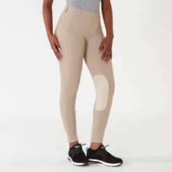 Irideon Bending Line Knee Patch Tights -Riding Outfit 29366 classictan 1