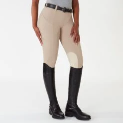 Irideon Bending Line Knee Patch Tights -Riding Outfit 29366 classictan 4