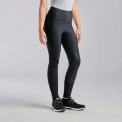 Goode Rider Energy Full Seat Breech -Riding Outfit 30744 black lepoard 6726