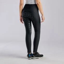 Goode Rider Energy Full Seat Breech -Riding Outfit 30744 black lepoard 6732