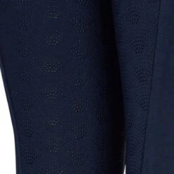 Piper Knit Mid-Rise Boot Cut Breeches By SmartPak - Full Seat -Riding Outfit 31464 navy dt