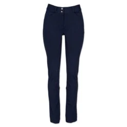 Piper Knit Mid-Rise Boot Cut Breeches By SmartPak - Full Seat -Riding Outfit 31464 navy front
