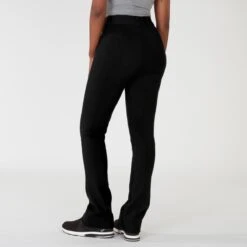 Piper Knit Mid-Rise Boot Cut Breeches By SmartPak - Knee Patch -Riding Outfit 31466 black bom 1525