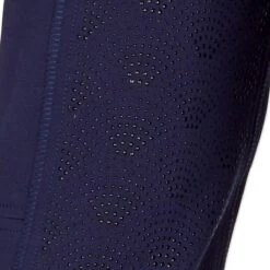 Piper Knit Mid-Rise Boot Cut Breeches By SmartPak - Knee Patch -Riding Outfit 31466 navy dt