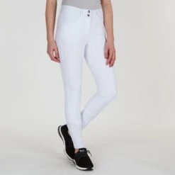 Piper Knit Mid-Rise Breeches By SmartPak - Full Seat -Riding Outfit 31469 white 1096