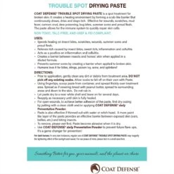 Coat Defense® Trouble Spot Drying Paste 5 Coat Defense® Trouble Spot Drying Paste -Riding Outfit 31850 directions