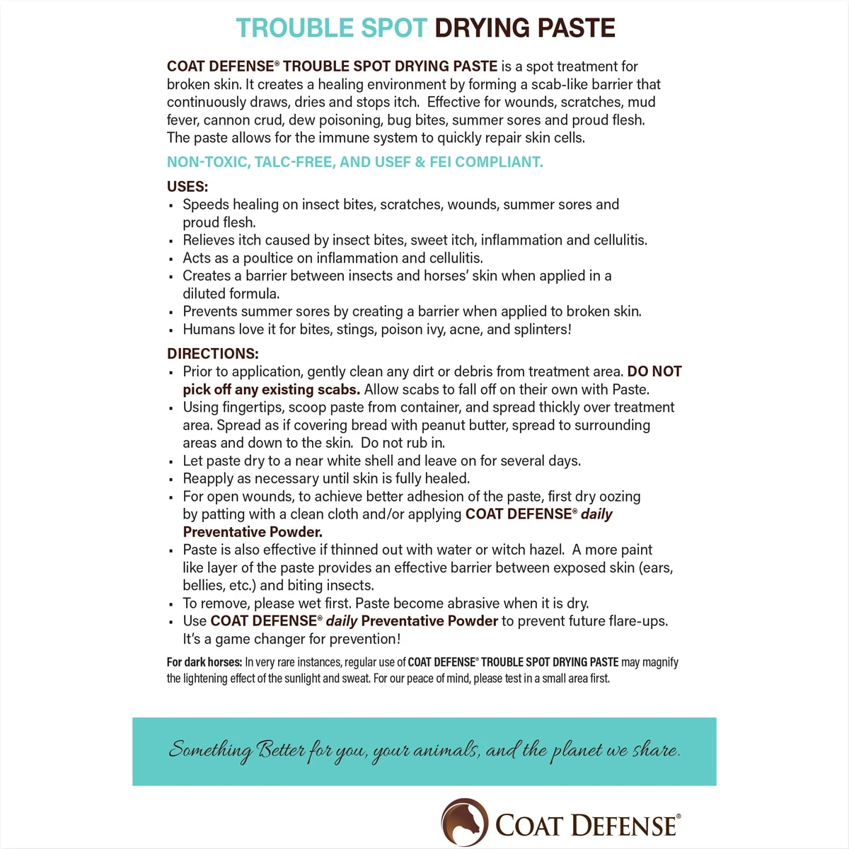 Coat Defense® Trouble Spot Drying Paste 3 Coat Defense® Trouble Spot Drying Paste - Image 3