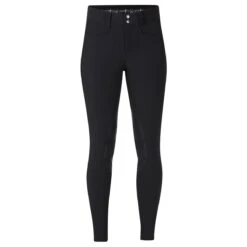 Kerrits 3 Season Tailored Knee Patch Breeches -Riding Outfit 32415 black front
