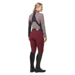 Kerrits 3 Season Tailored Knee Patch Breeches -Riding Outfit 32415 sangria 7