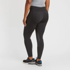 Kerrits Fleece Lite II Tights - Knee Patch -Riding Outfit 32432 black 3