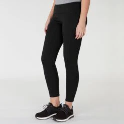 Piper Mid-Weight Tights By SmartPak - Knee Patch -Riding Outfit 32769 black bom 907