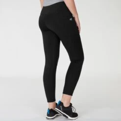 Piper Mid-Weight Tights By SmartPak - Knee Patch -Riding Outfit 32769 black bom 913