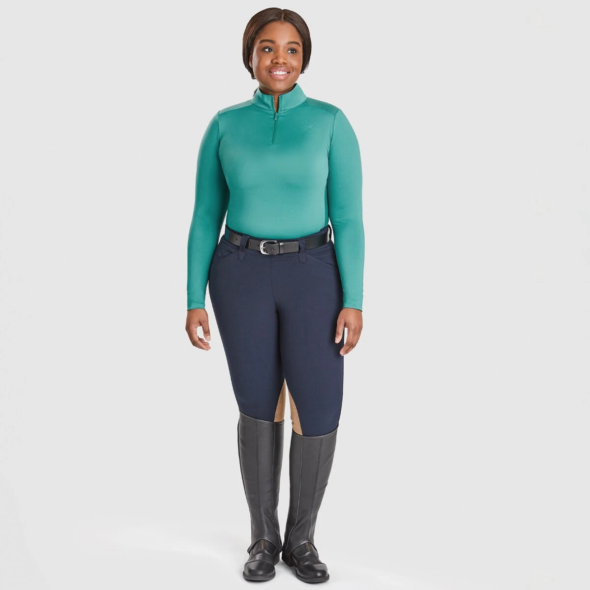 Piper Tan Patch II Low-Rise Side Zip Breeches By SmartPak 9 Piper Tan Patch II Low-Rise Side Zip Breeches By SmartPak - Image 9