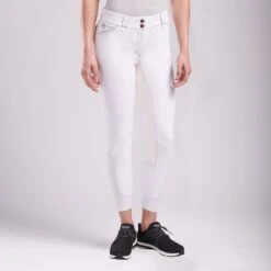 Piper Evolution Breeches By SmartPak - Full Seat -Riding Outfit 33064 white light grey 0492