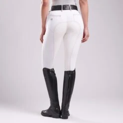 Piper Evolution Breeches By SmartPak - Full Seat -Riding Outfit 33064 white light grey 0579