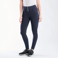 Horze Tara High Waist Silicone Full Seat Breeches -Riding Outfit 33186 navy 3781