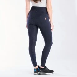 Horze Tara High Waist Silicone Full Seat Breeches -Riding Outfit 33186 navy 3789