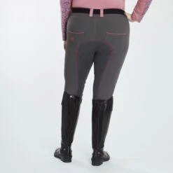 Piper Evolution Mid-rise Breeches By SmartPak - Full Seat -Riding Outfit 33428 charcoallightrosewood 2104
