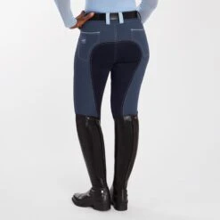 Piper Evolution Mid-rise Breeches By SmartPak - Full Seat -Riding Outfit 33428 darkridgebluelight 3666