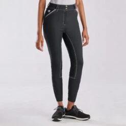 Piper Evolution High-Rise Breeches By SmartPak - Full Seat -Riding Outfit 33429 black white 8933