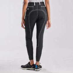 Piper Evolution High-Rise Breeches By SmartPak - Full Seat -Riding Outfit 33429 black white 8940