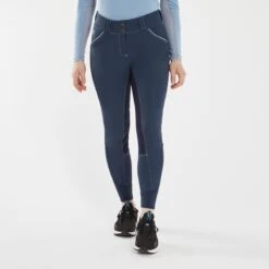 Piper Evolution High-Rise Breeches By SmartPak - Full Seat -Riding Outfit 33429 darkridgebluelight 8002