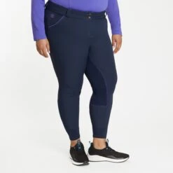 Piper Evolution High-Rise Breeches By SmartPak - Full Seat - Clearance! -Riding Outfit 33429 navydarkiris 1235