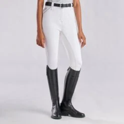 Piper Evolution High-Rise Breeches By SmartPak - Full Seat -Riding Outfit 33429 white light grey 8133