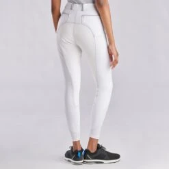 Piper Evolution High-Rise Breeches By SmartPak - Full Seat -Riding Outfit 33429 white light grey 8147