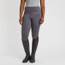 Piper Mid-Weight Tights By SmartPak - Knee Patch